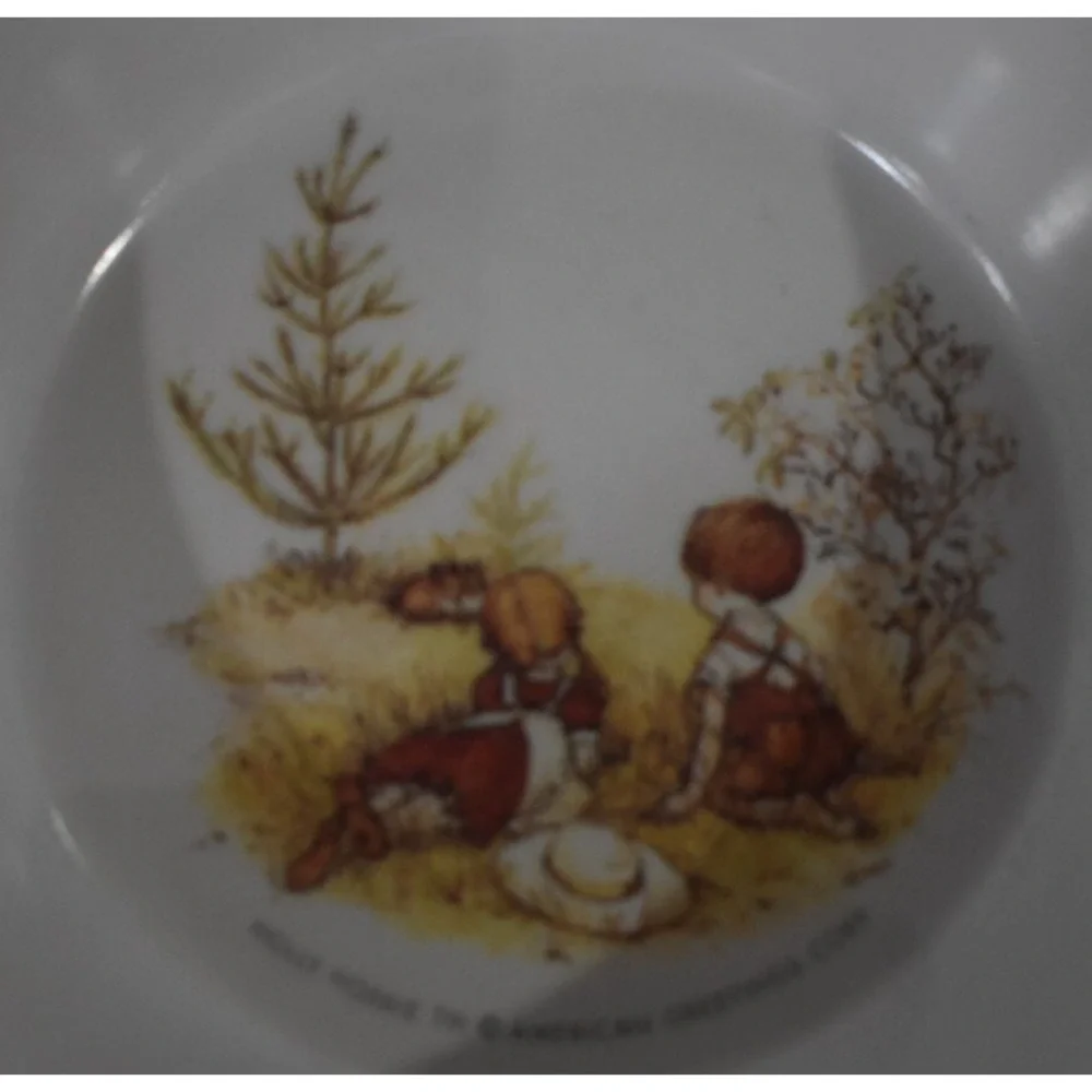 1972 Holly Hobbie American Greetings Kids‎ Play Dishes Plate Mug Cup Dish Oneida